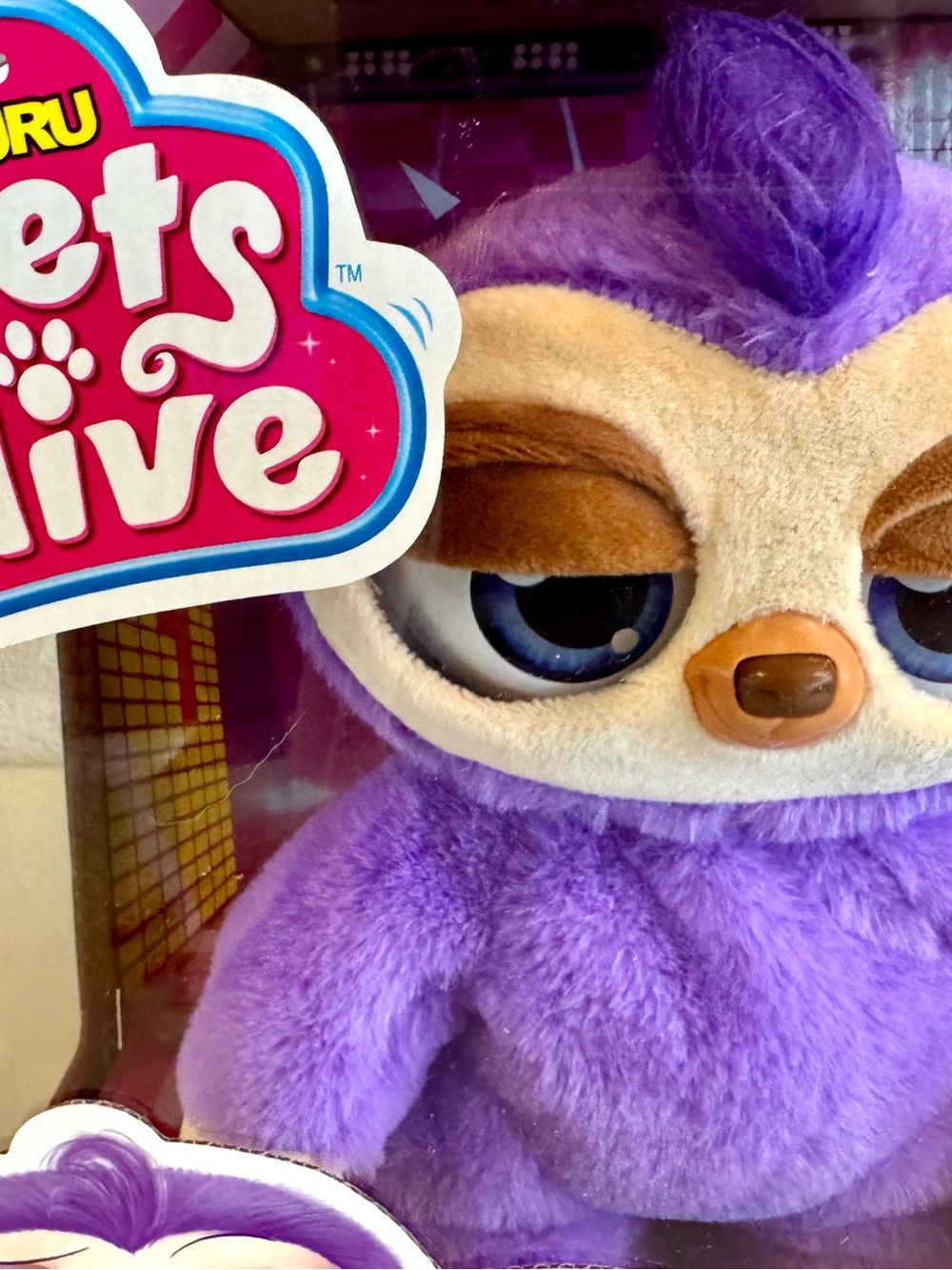 New in Box Pets Alive Fifi the Flossing Sloth Purple Interactive Dancing Animal - Picture 2 of 9